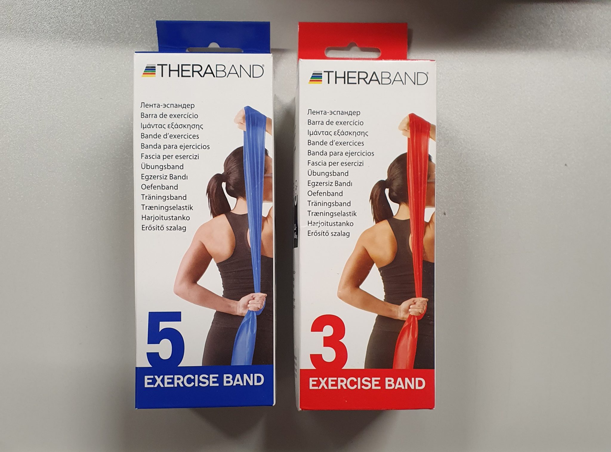 Bande élastique Thera-Band Pour Entraînement - Sans Latex, Résistance Moyenne, Idéale Pour Pilates Et Rééducation - 11